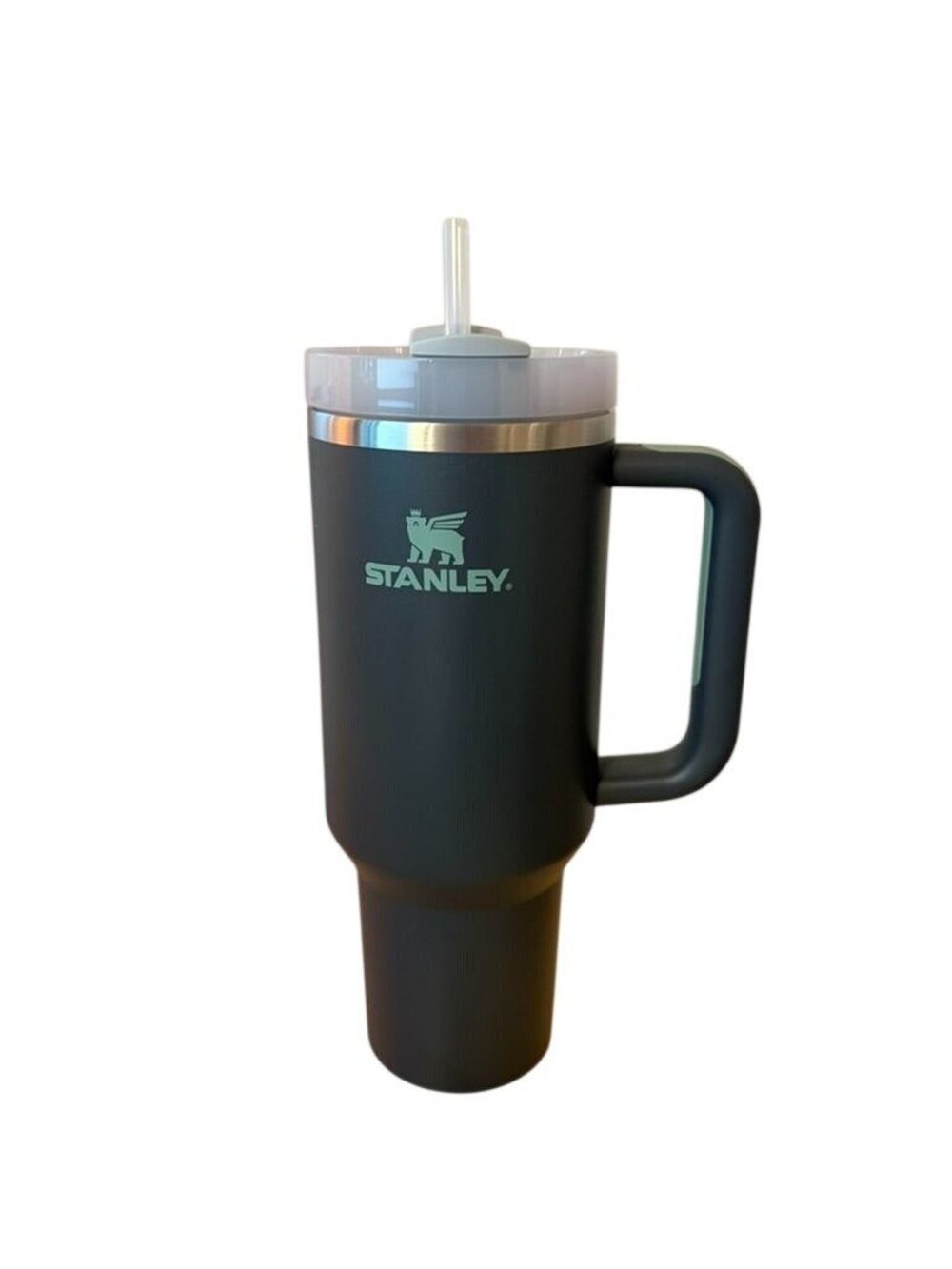 Stanley 40oz Quencher H2.0 FlowState Tumbler – Charcoal – Klaviyo Custom (New)